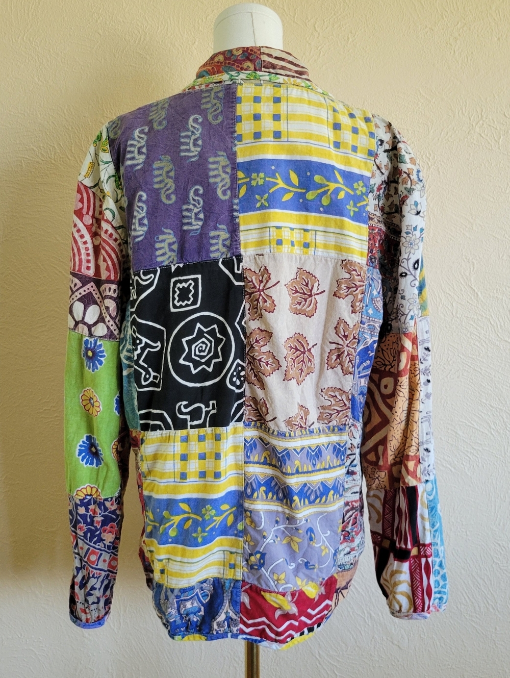 Sacred Threads | Multicolor Patchwork Jacket - Picture 7 of 9